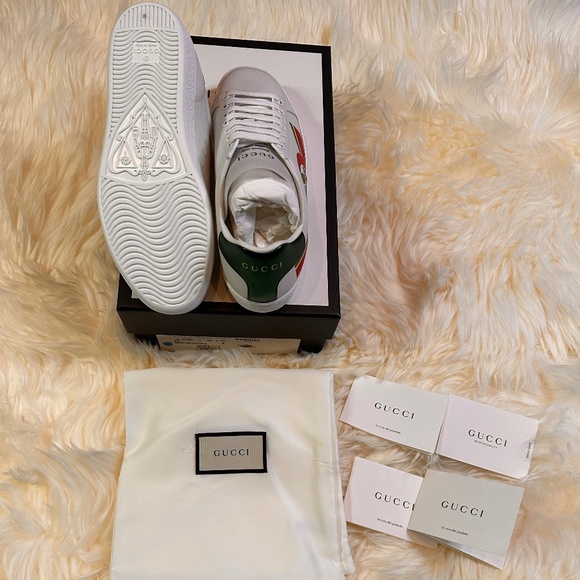 Gucci Women's Ace Interlocking G Logo Double GG - Picture 4 of 7